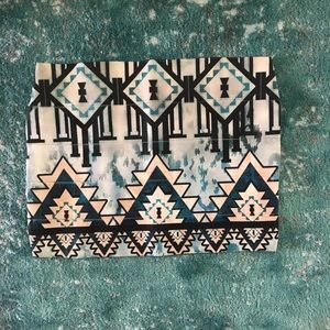 Solemio Aztec geometric pencil skirt- like new!